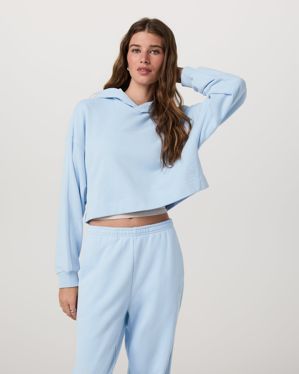 Sedona Pullover Hoodie Women's Crystal Blue Hoodie | Vuori Outlet