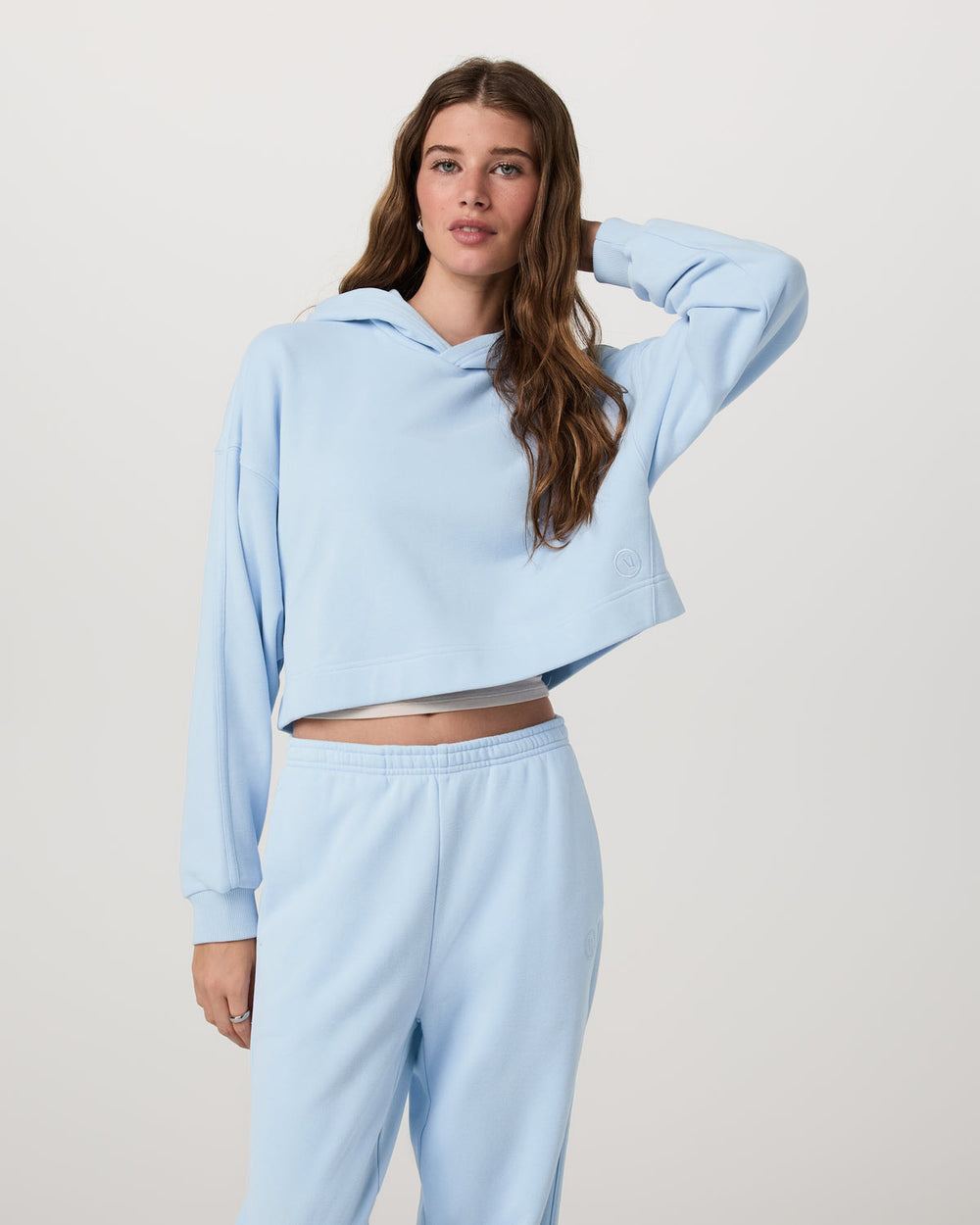 Sedona Pullover Hoodie Women's Crystal Blue Hoodie | Vuori Outlet