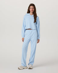 Sedona Pullover Hoodie Women's Crystal Blue Hoodie | Vuori Outlet