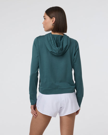 Halo Essential Hoodie Moss Heather Pullover | Vuori Discount