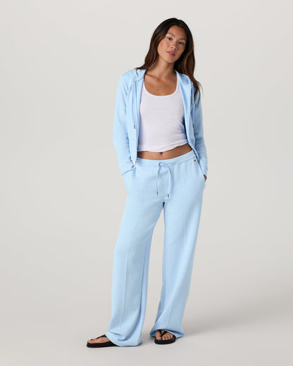 Compose Full Zip Hoodie Women's Crystal Blue Jacket | Vuori For sale