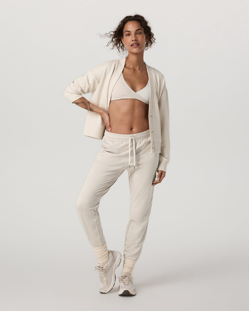 Sedona Cardigan Women's Bone Button-Down Sweater | Vuori Online