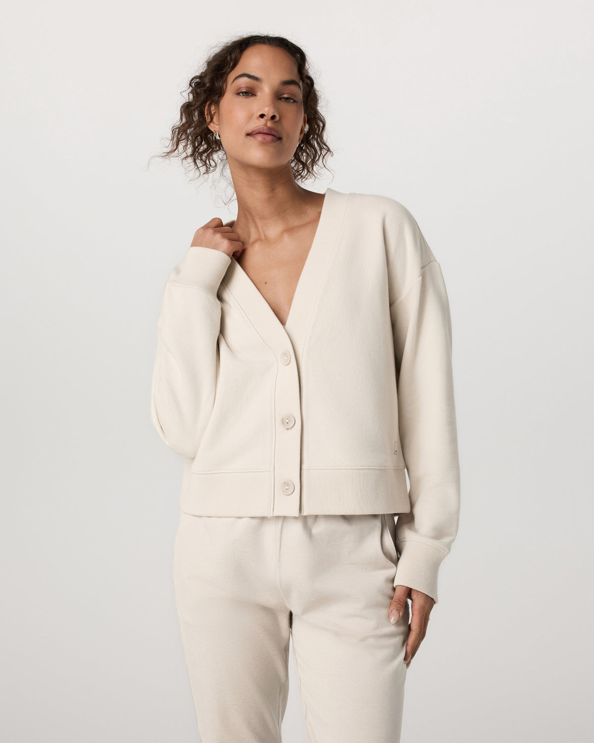 Sedona Cardigan Women's Bone Button-Down Sweater | Vuori Online