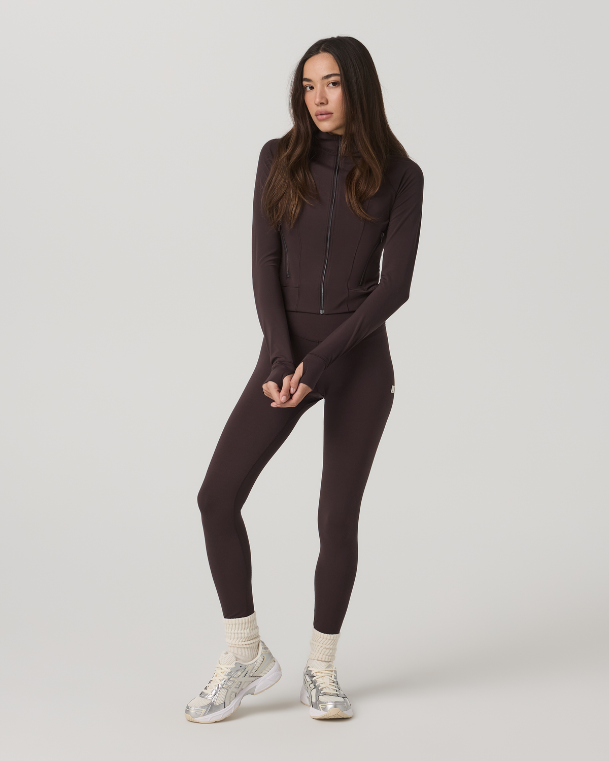 Vuori AllTheForm™ Fitness Jacket Women's French Roast Jacket | Vuori Outlet
