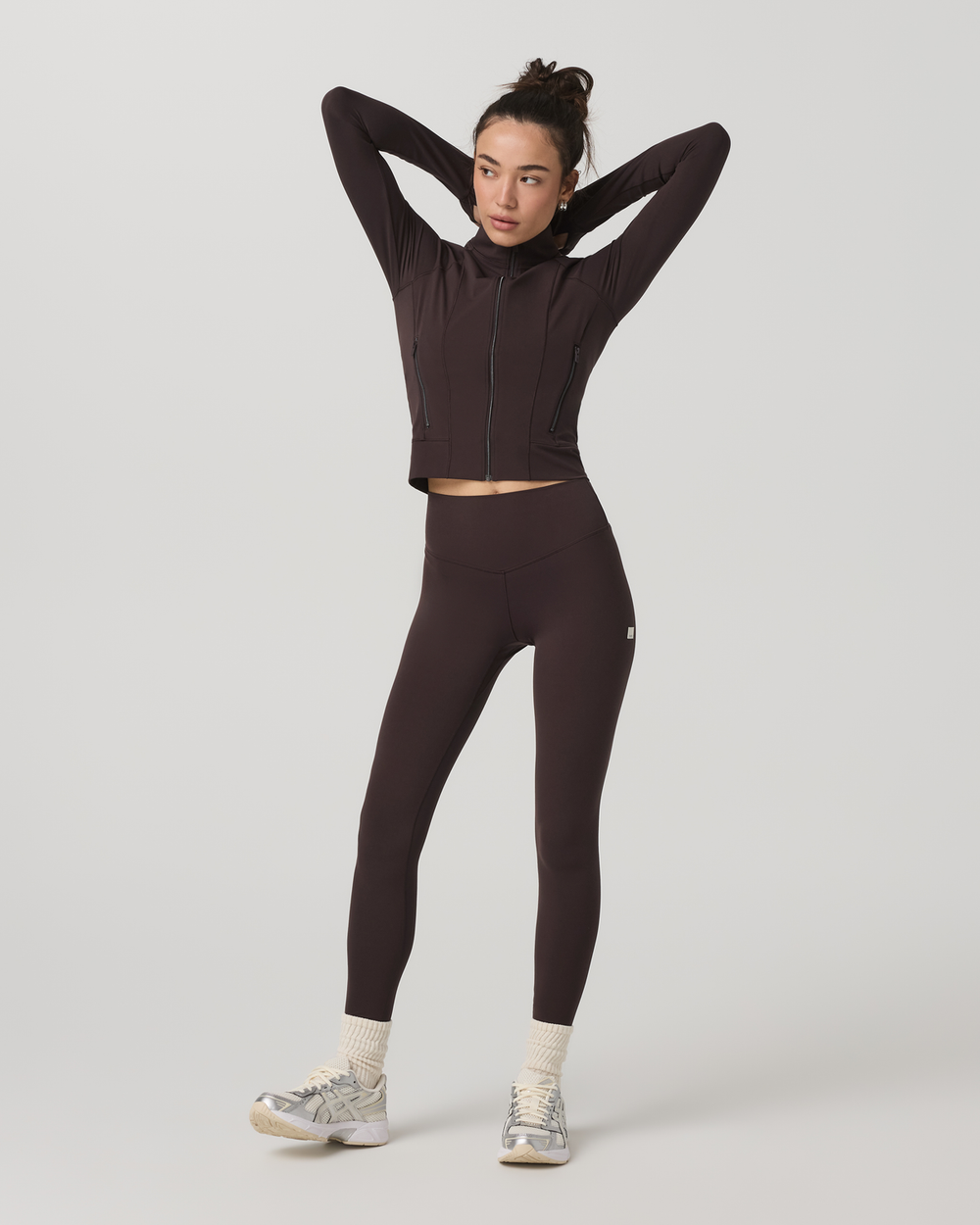 Vuori AllTheForm™ Fitness Jacket Women's French Roast Jacket | Vuori Outlet