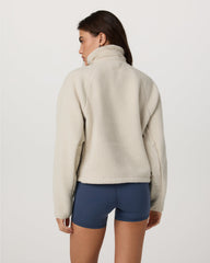 Alpine Jacket Women's Cozy Fleece Jacket in Bone | Vuori US
