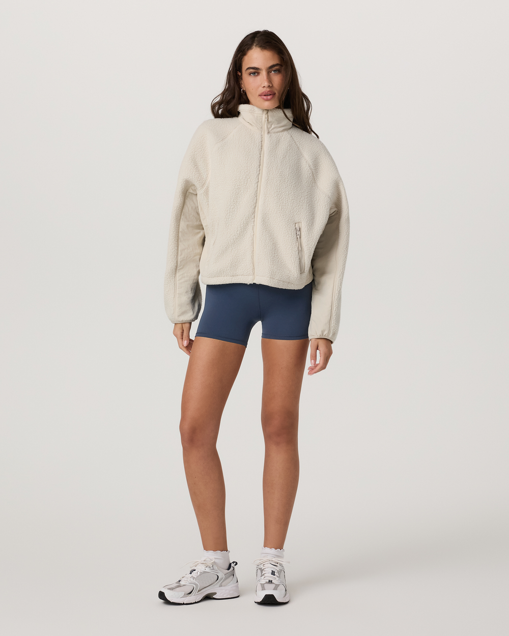 Alpine Jacket Women's Cozy Fleece Jacket in Bone | Vuori US