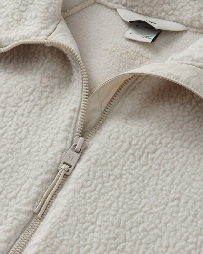 Alpine Jacket Women's Cozy Fleece Jacket in Bone | Vuori US
