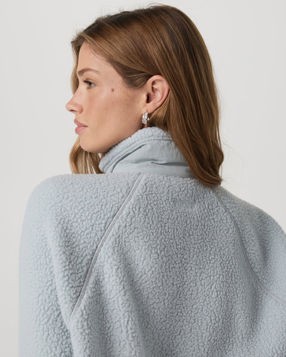 Alpine Jacket Women's Cozy Fleece Jacket in Blue Haze | Vuori Clothing