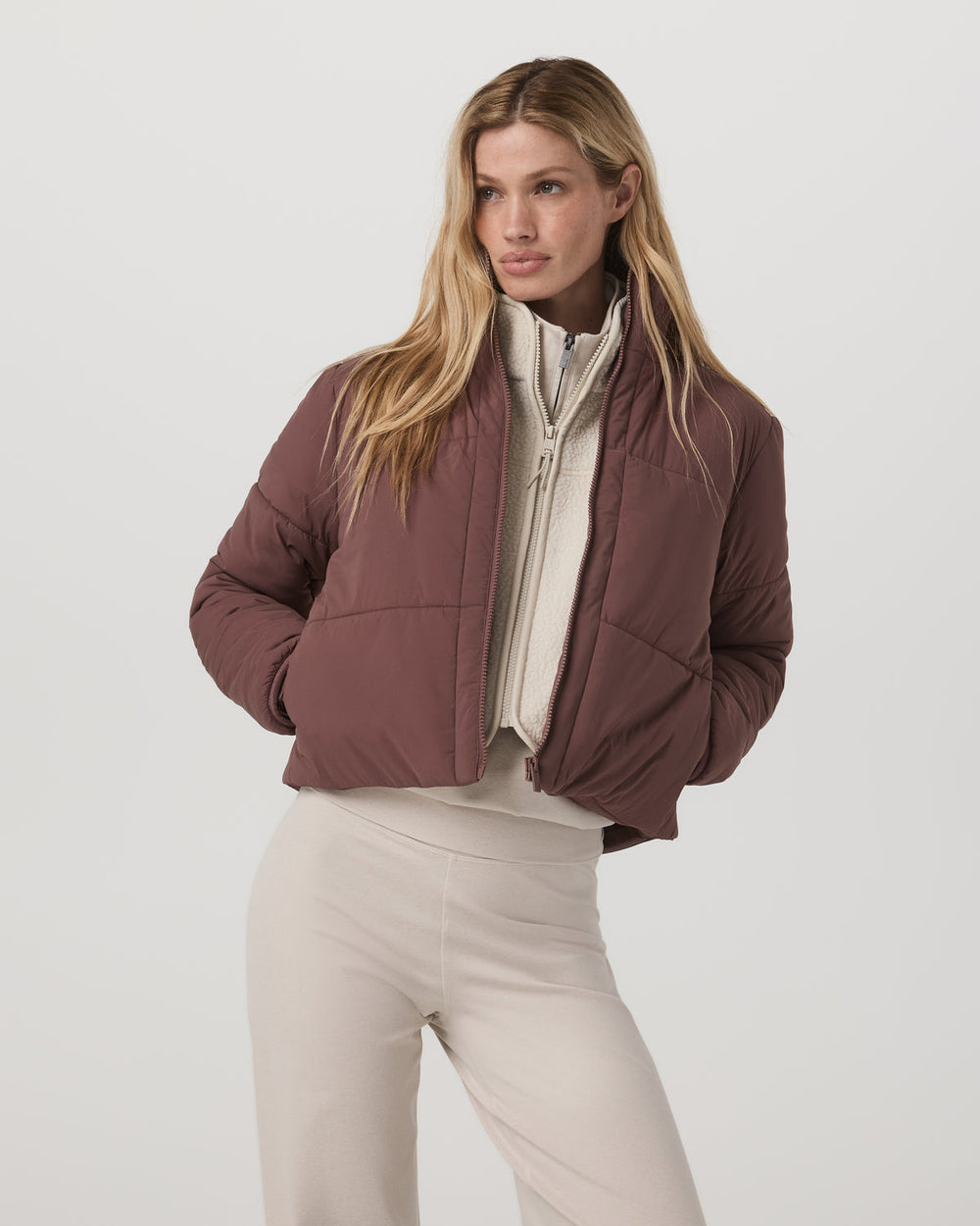 Canyon Insulated Venture Jacket Women's Sable Full-Zip | Vuori