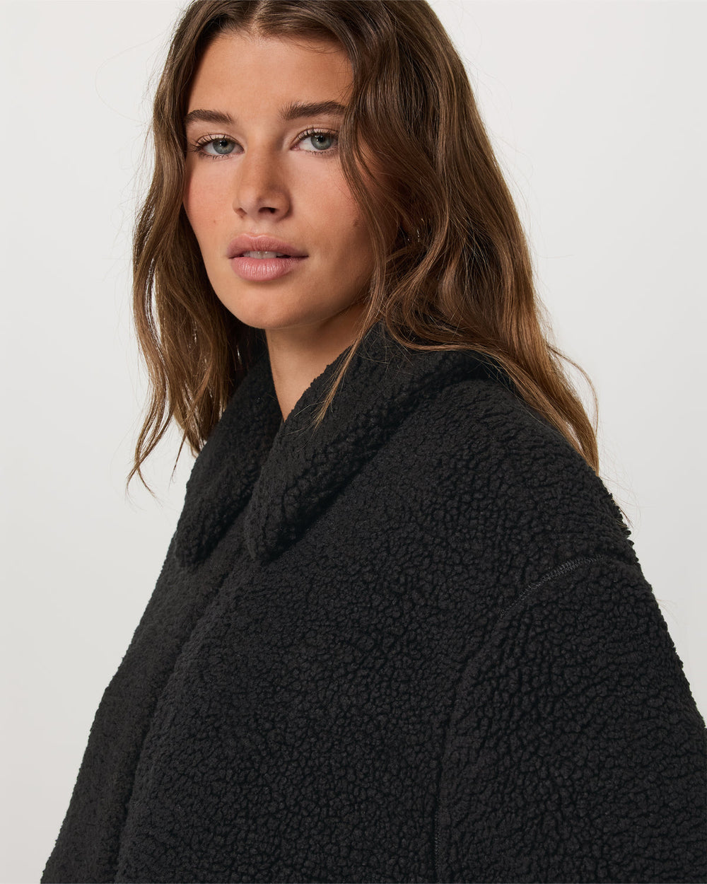 Lou Full Zip Jacket Women's Black Fleece Jacket | Vuori Sale