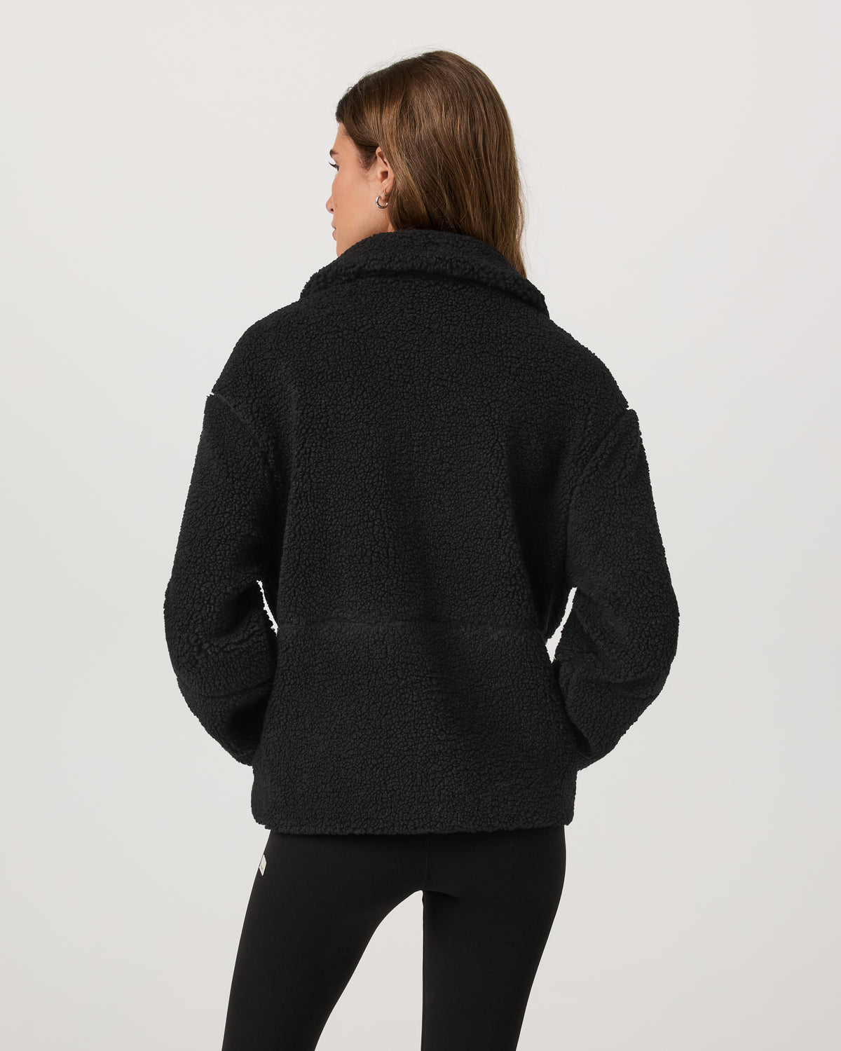 Lou Full Zip Jacket Women's Black Fleece Jacket | Vuori Sale