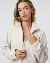 Women's Aspen Full Zip Dune Fleece Pullover | Vuori On sale