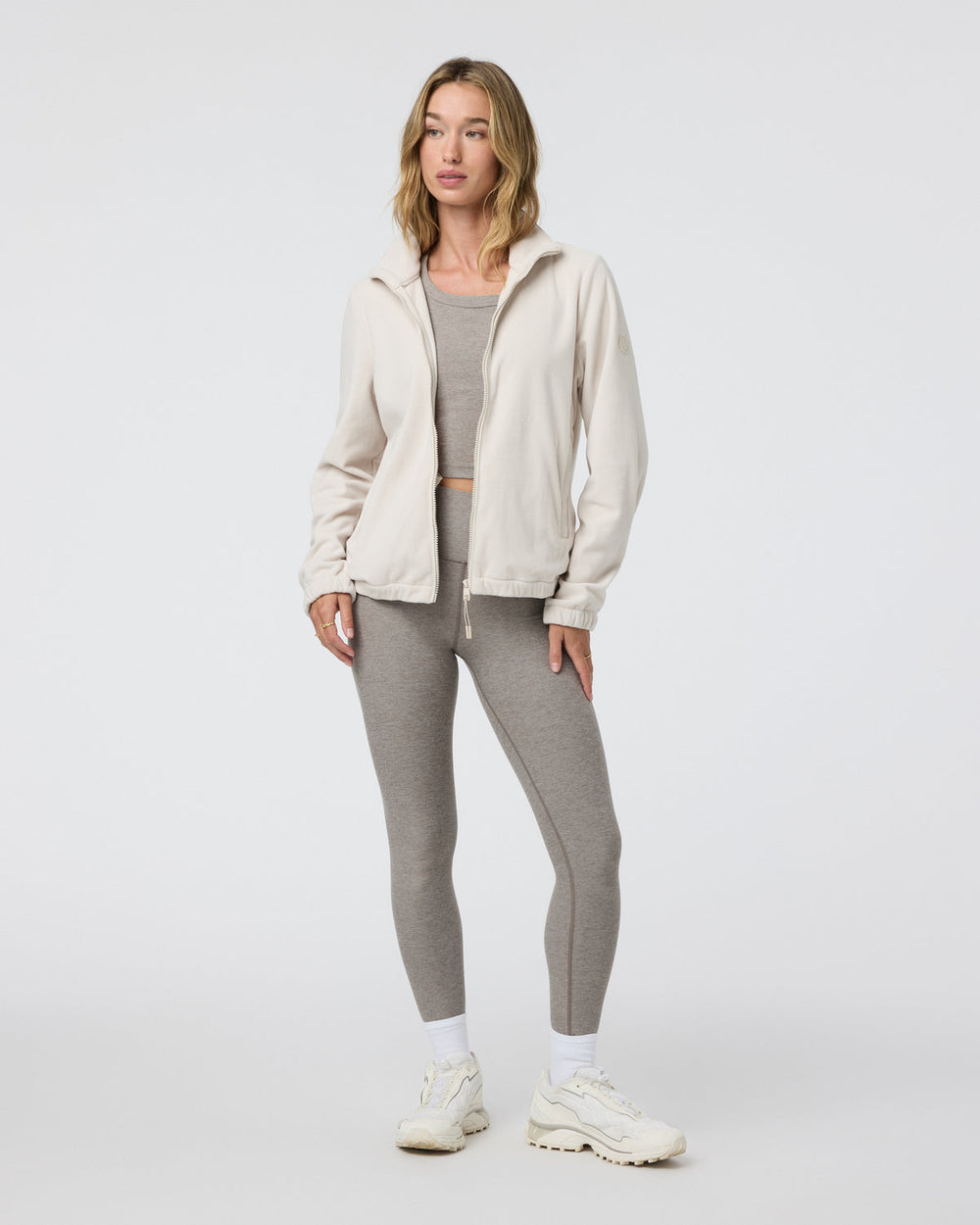 Women's Aspen Full Zip Dune Fleece Pullover | Vuori On sale