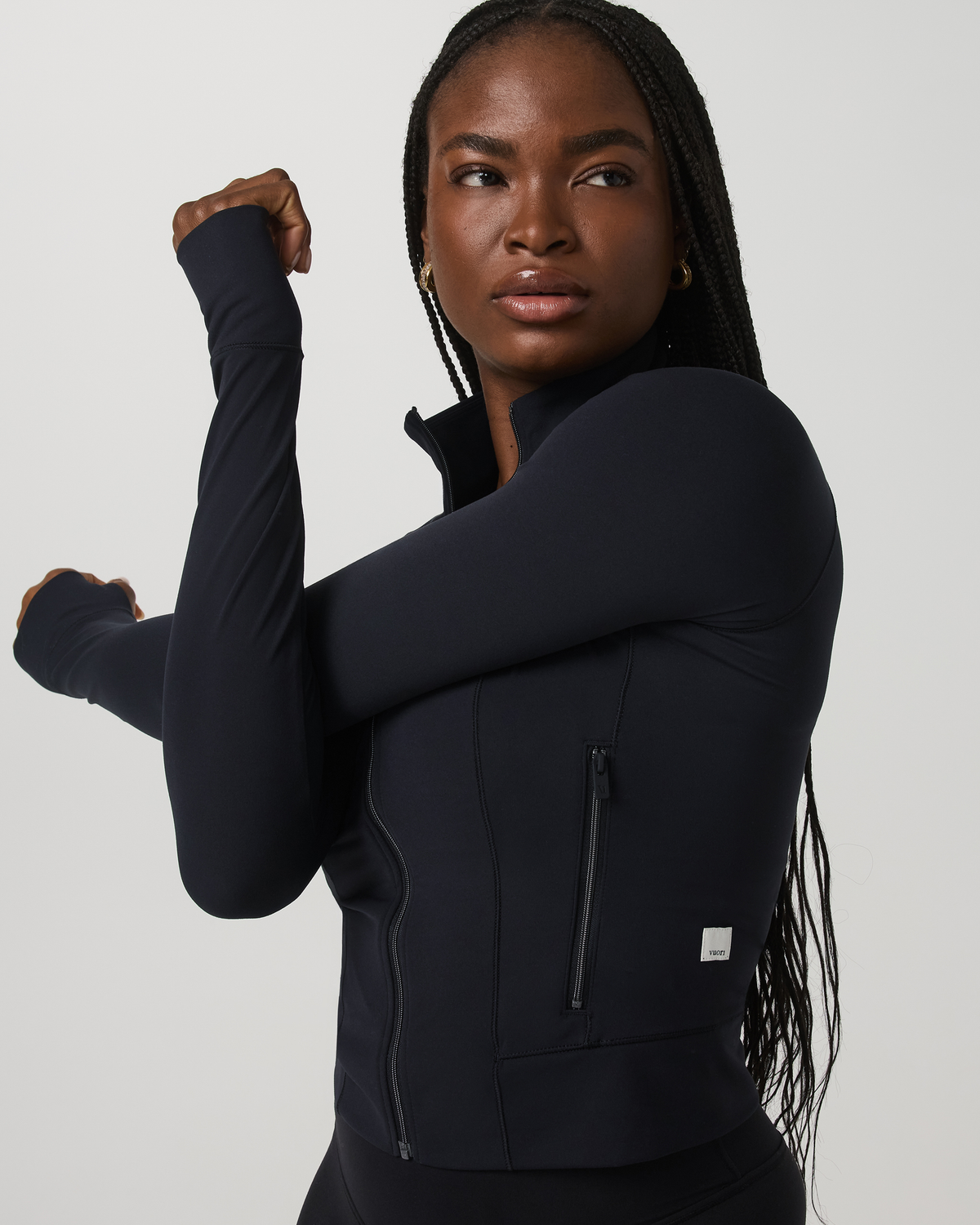 Vuori AllTheForm™ Fitness Jacket Women's Black Workout Jacket | Vuori US
