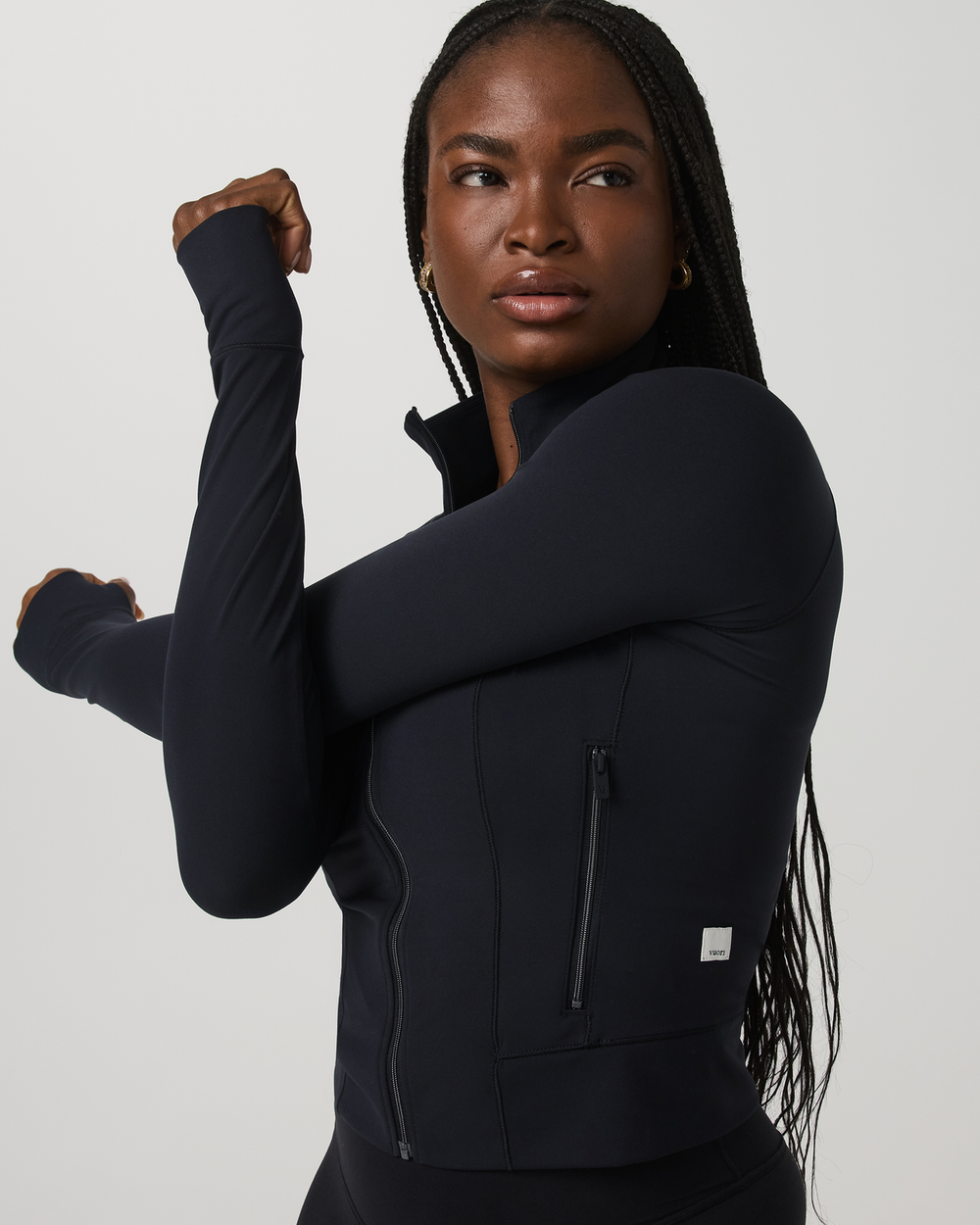 Vuori AllTheForm™ Fitness Jacket Women's Black Workout Jacket | Vuori US