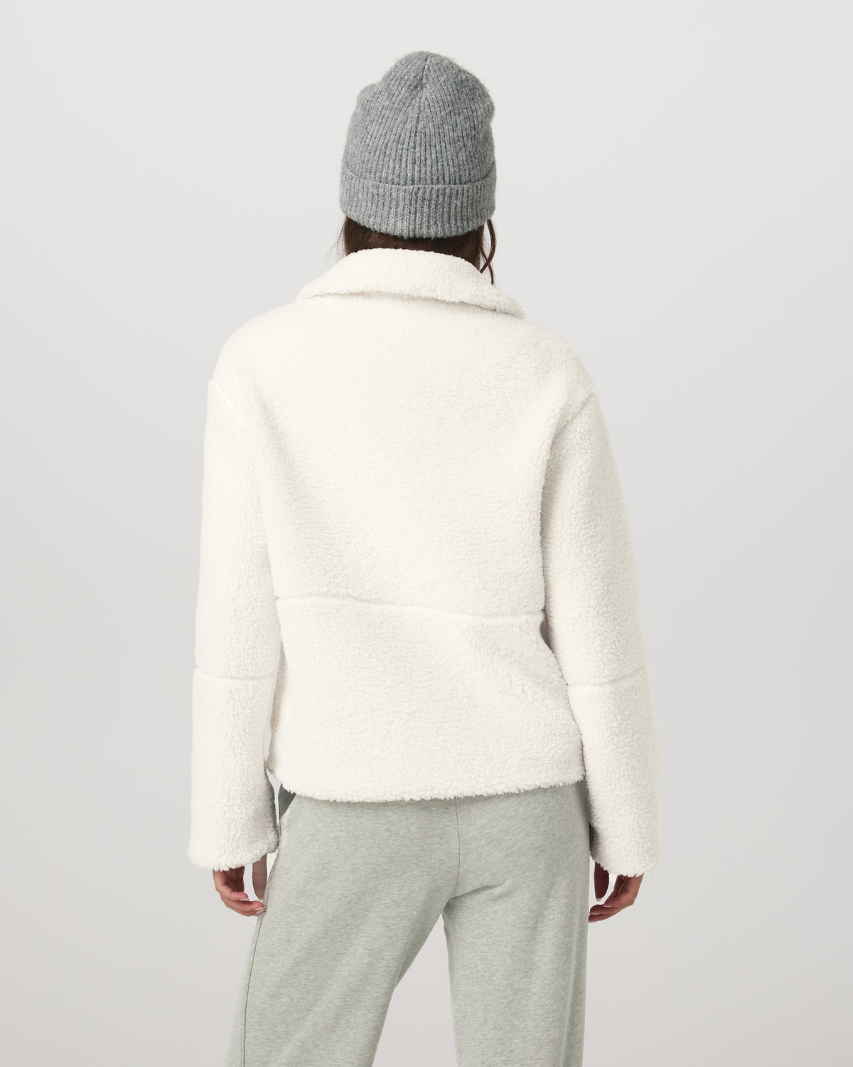 Lou Full Zip Jacket Women's Marshmallow Fleece Jacket | Vuori Clothing