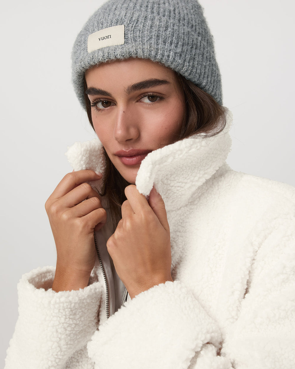 Lou Full Zip Jacket Women's Marshmallow Fleece Jacket | Vuori Clothing