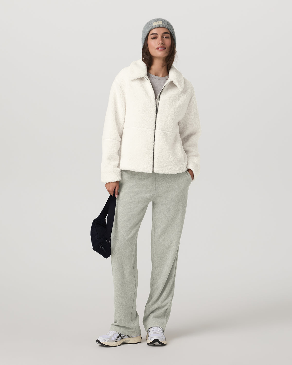 Lou Full Zip Jacket Women's Marshmallow Fleece Jacket | Vuori Clothing
