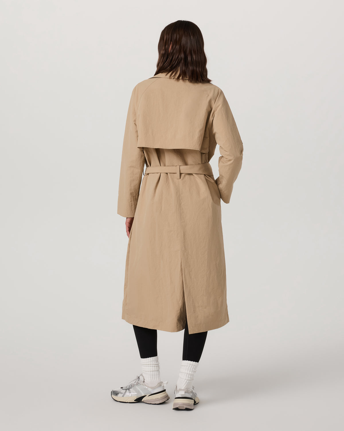 Rhodes Trench Coat Classic Women's Khaki Trench | Vuori Sale