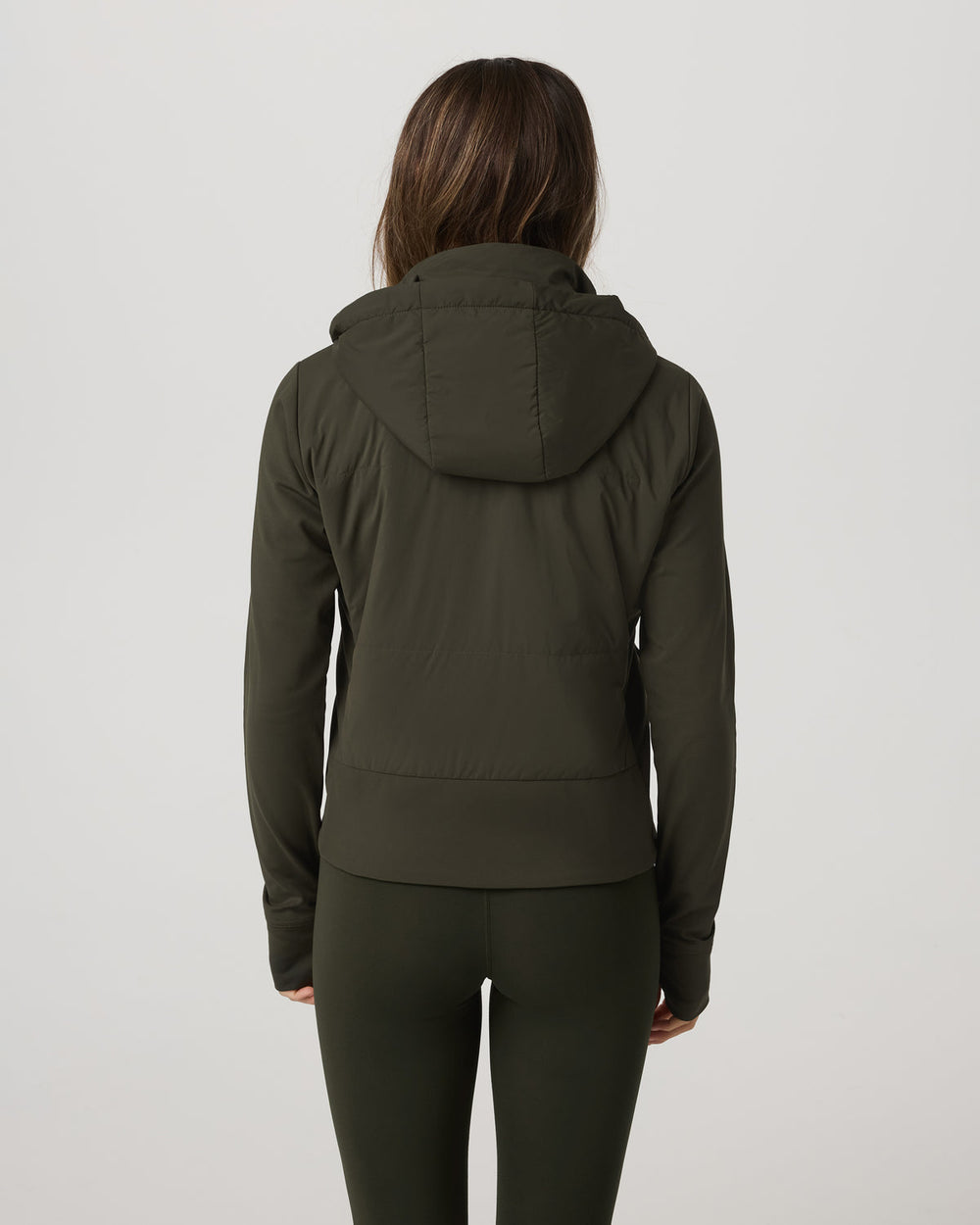 Chilled Out Full Zip Women's Olive Training Jacket | Vuori On sale