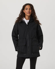 Pfeiffer Rain Jacket Black | Vuori