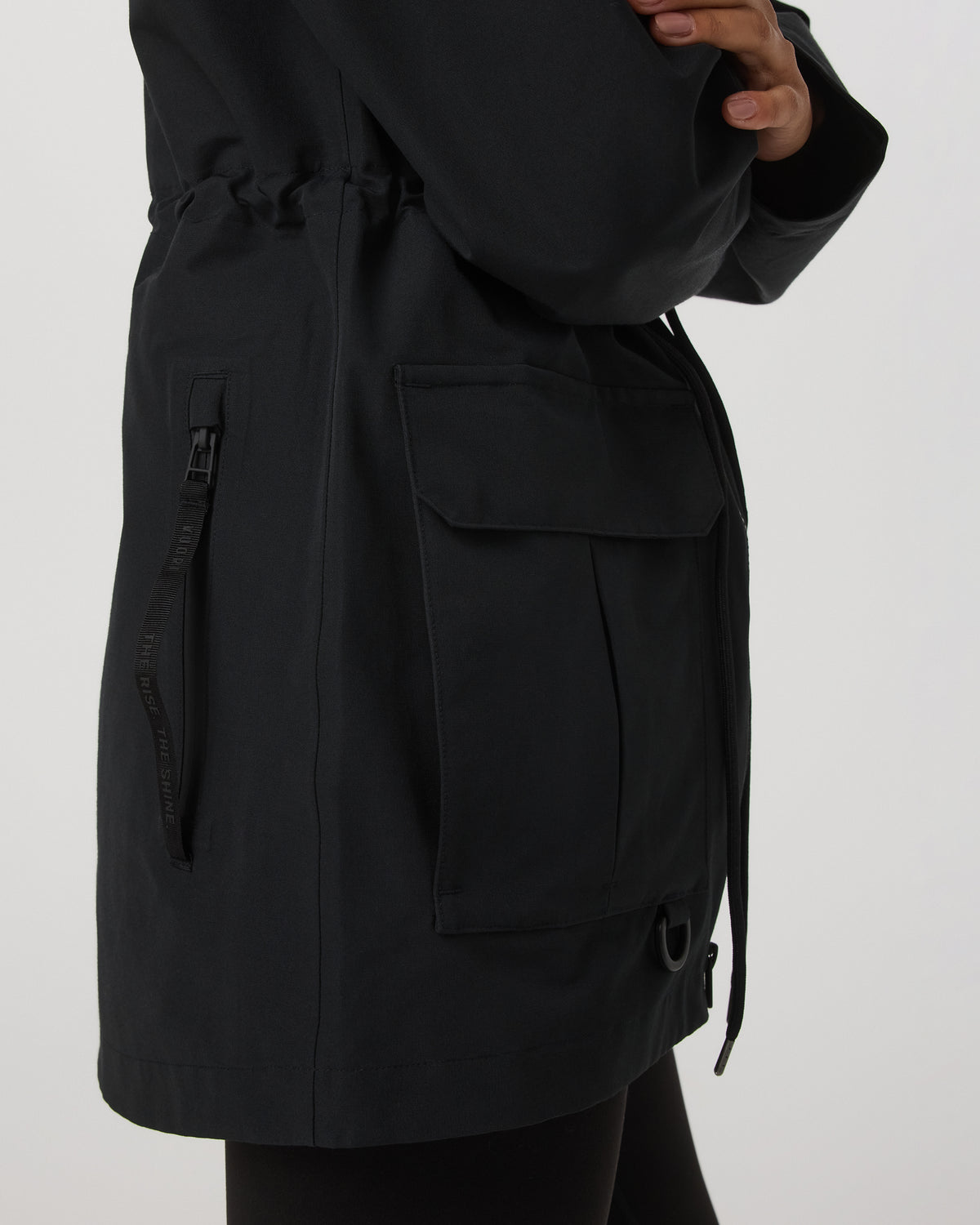 Pfeiffer Rain Jacket Black | Vuori
