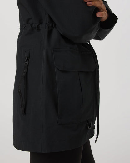 Pfeiffer Rain Jacket Black | Vuori