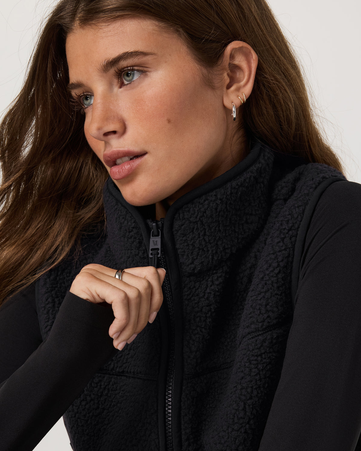 Alpine Vest Women's Black Fleece Vest | Vuori On sale