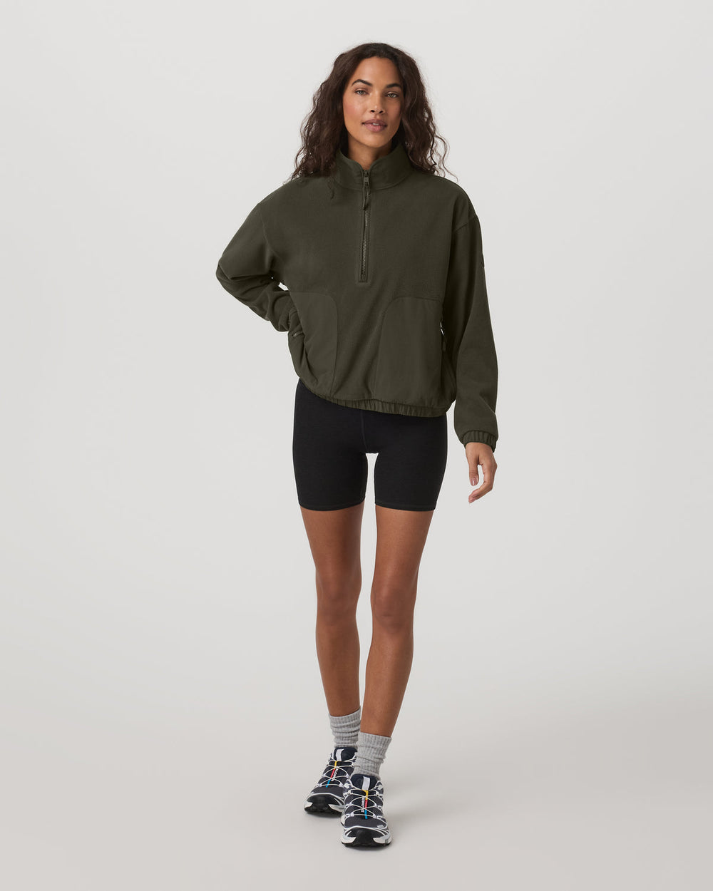 Women's Aspen Half Zip Women's Olive Pullover | Vuori Online