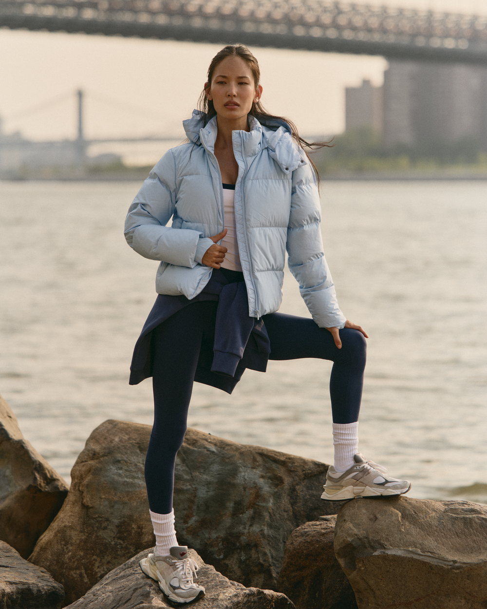 Alta Down Jacket Women's Crystal Blue Puffer Jacket | Vuori Outlet