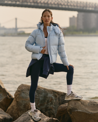 Alta Down Jacket Women's Crystal Blue Puffer Jacket | Vuori Outlet