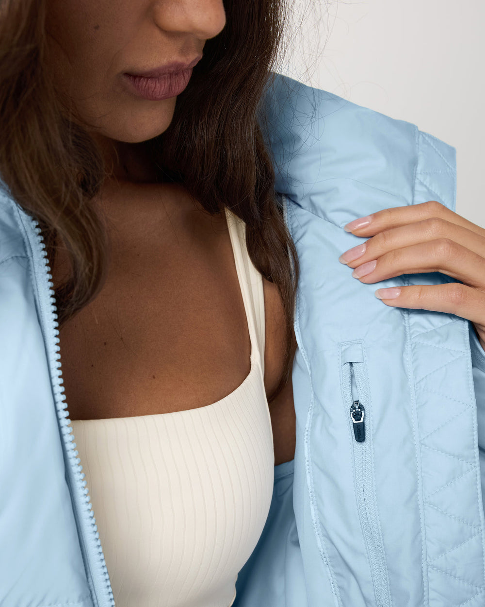 Alta Down Jacket Women's Crystal Blue Puffer Jacket | Vuori Outlet