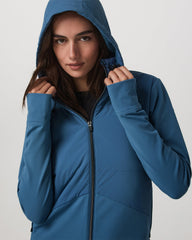 Chilled Out Full Zip Women's Lagoon Training Jacket | Vuori Discount