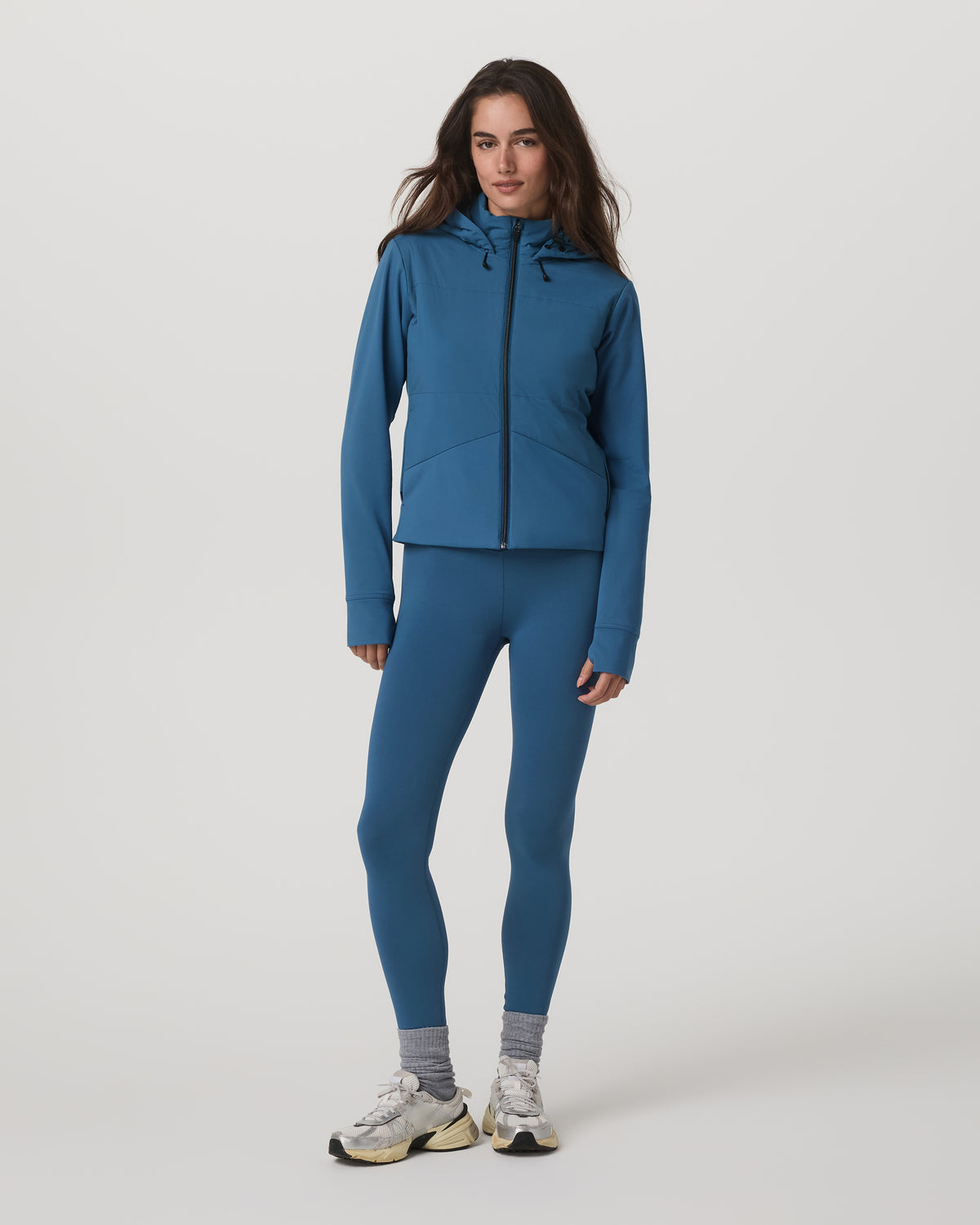 Chilled Out Full Zip Women's Lagoon Training Jacket | Vuori Discount