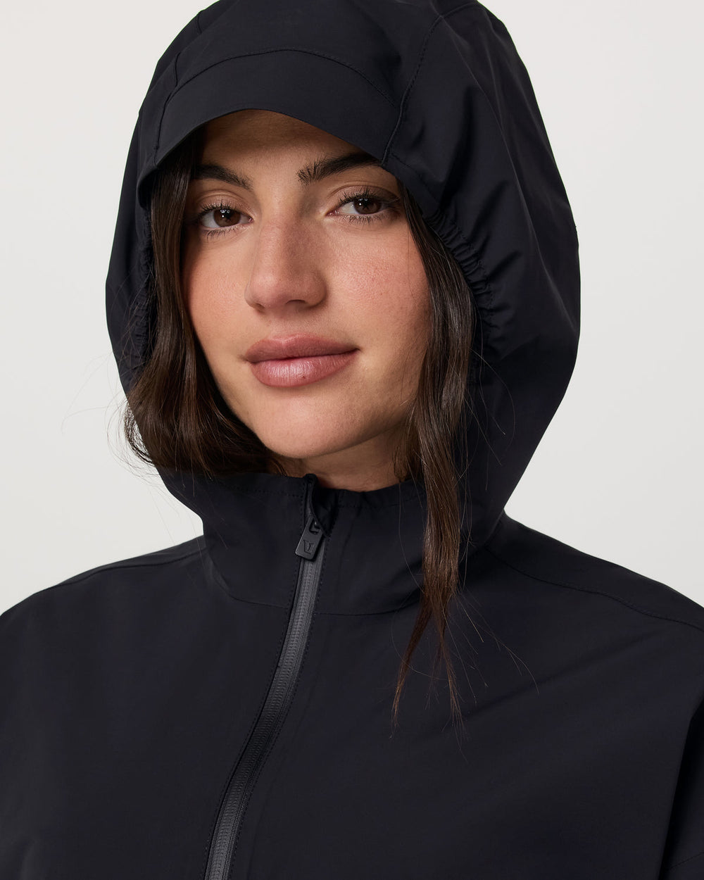 Nomadic Packable Rain Shell Women's Black Jacket | Vuori On sale