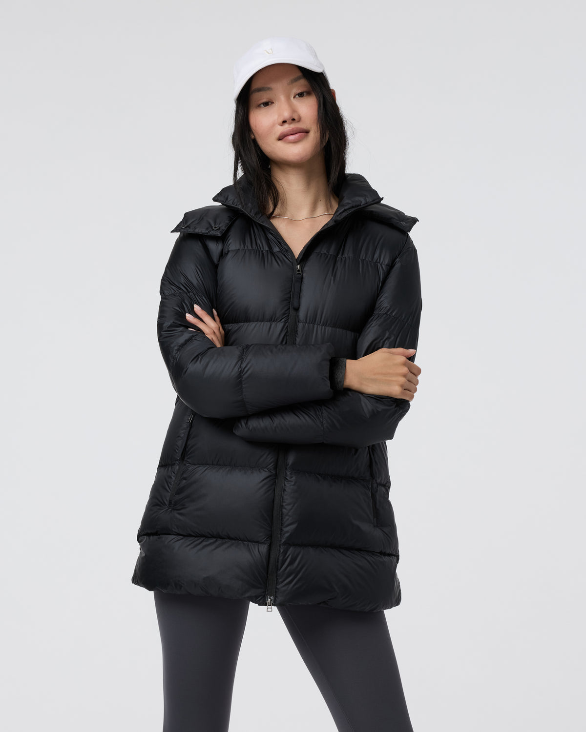 Vail Long Down Jacket Women's Black Jacket | Vuori For sale