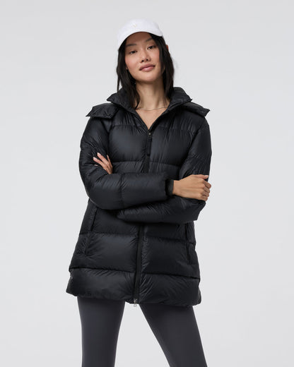 Vail Long Down Jacket Women's Black Jacket | Vuori For sale