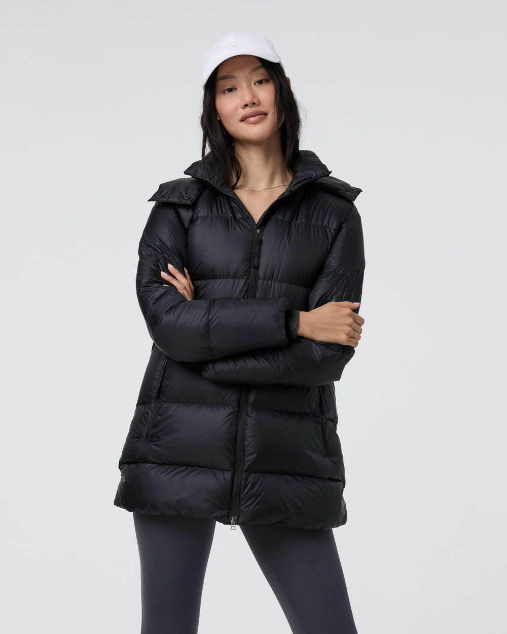 Vail Long Down Jacket Women's Black Jacket | Vuori For sale