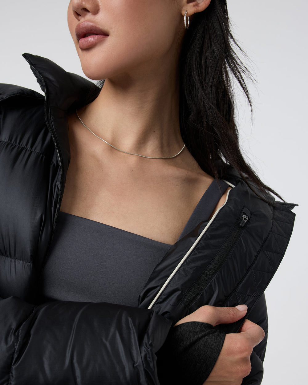 Vail Long Down Jacket Women's Black Jacket | Vuori For sale