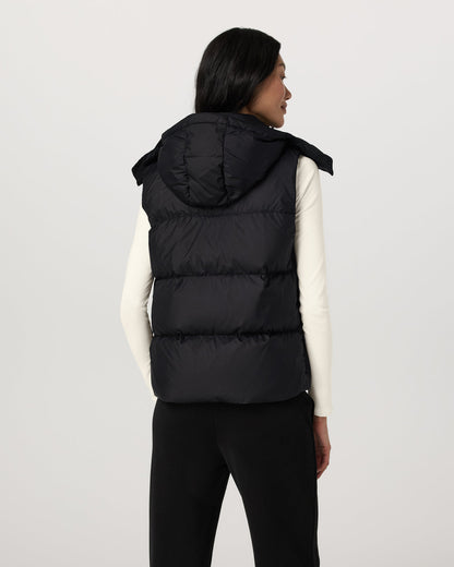 Alta Down Vest Women's Black Sleeveless Vest | Vuori Online