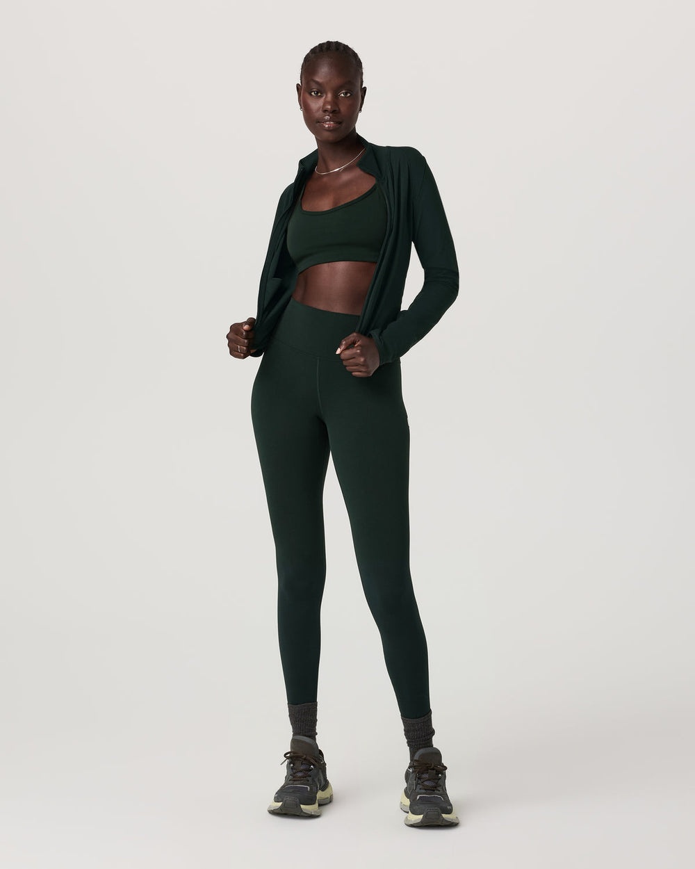 Vuori AllTheFeels™ Full Zip Women's Evergreen Jacket | Vuori US