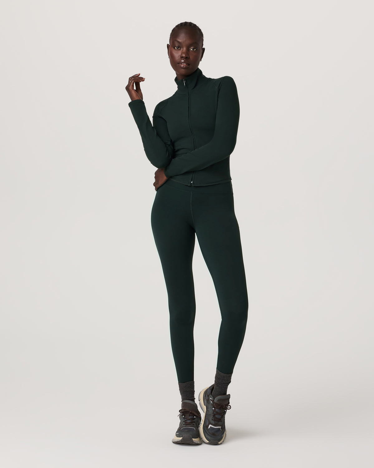 Vuori AllTheFeels™ Full Zip Women's Evergreen Jacket | Vuori US