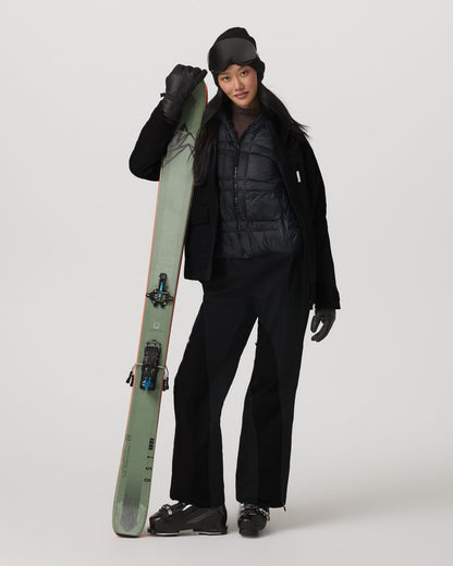 Women's Taika Snow Shell Black Ski/Board Jacket | Vuori Clothing