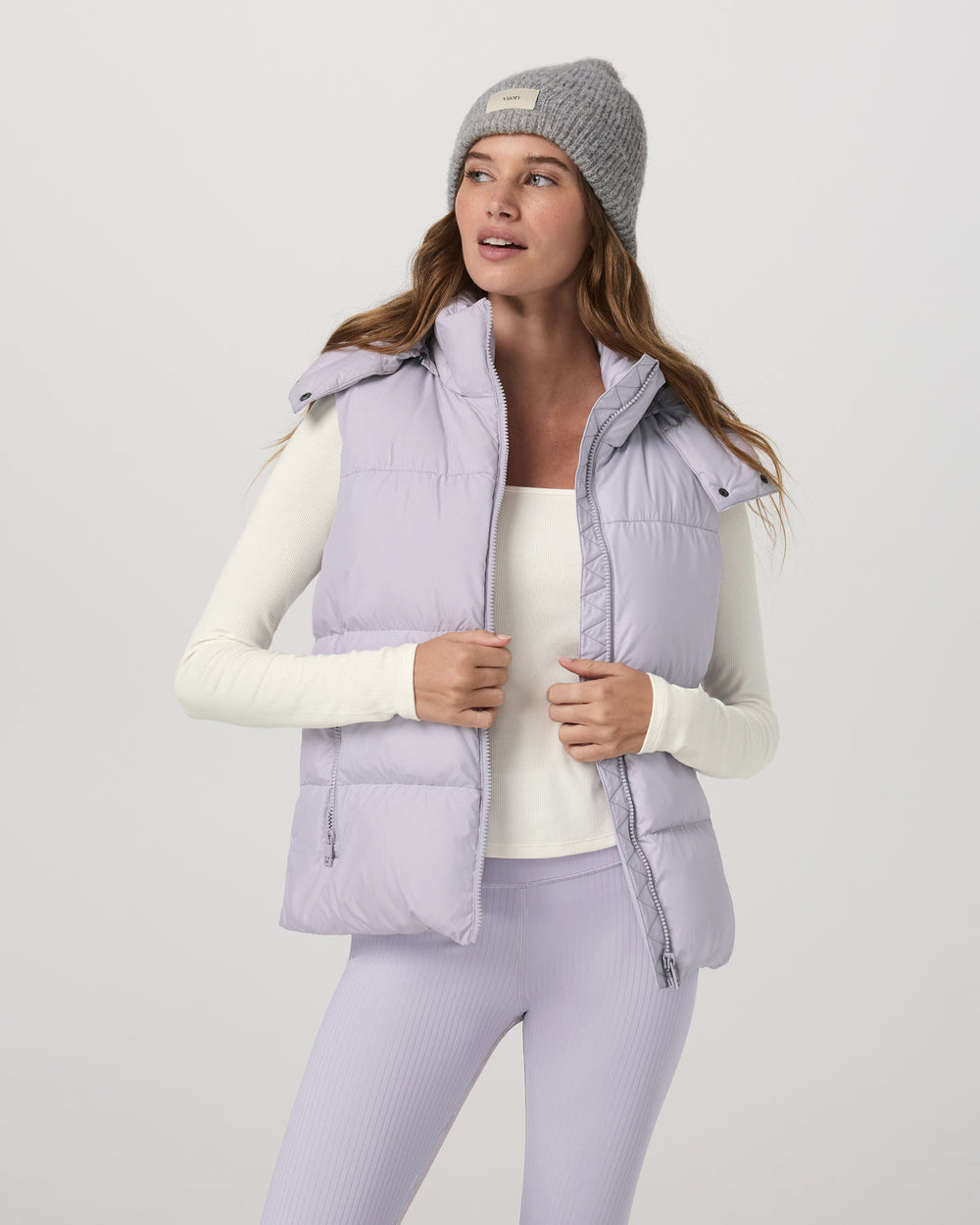 Alta Down Vest Women's Lavender Ice Sleeveless Vest | Vuori Discount