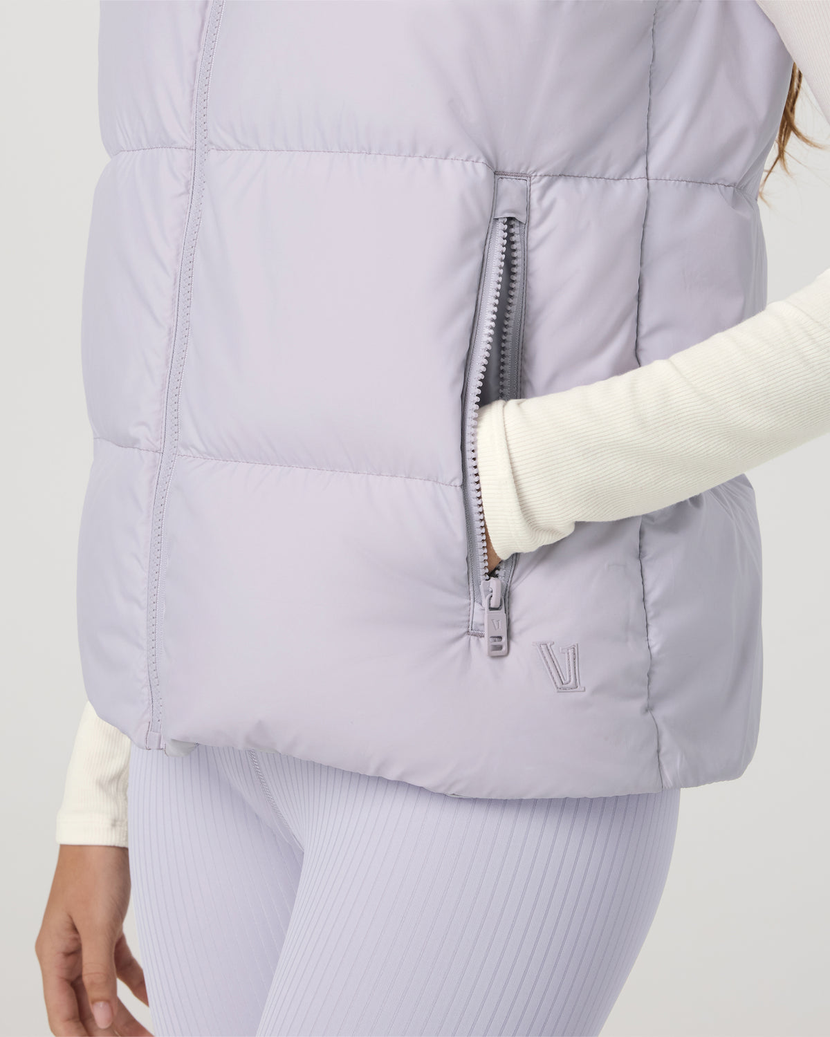 Alta Down Vest Women's Lavender Ice Sleeveless Vest | Vuori Discount