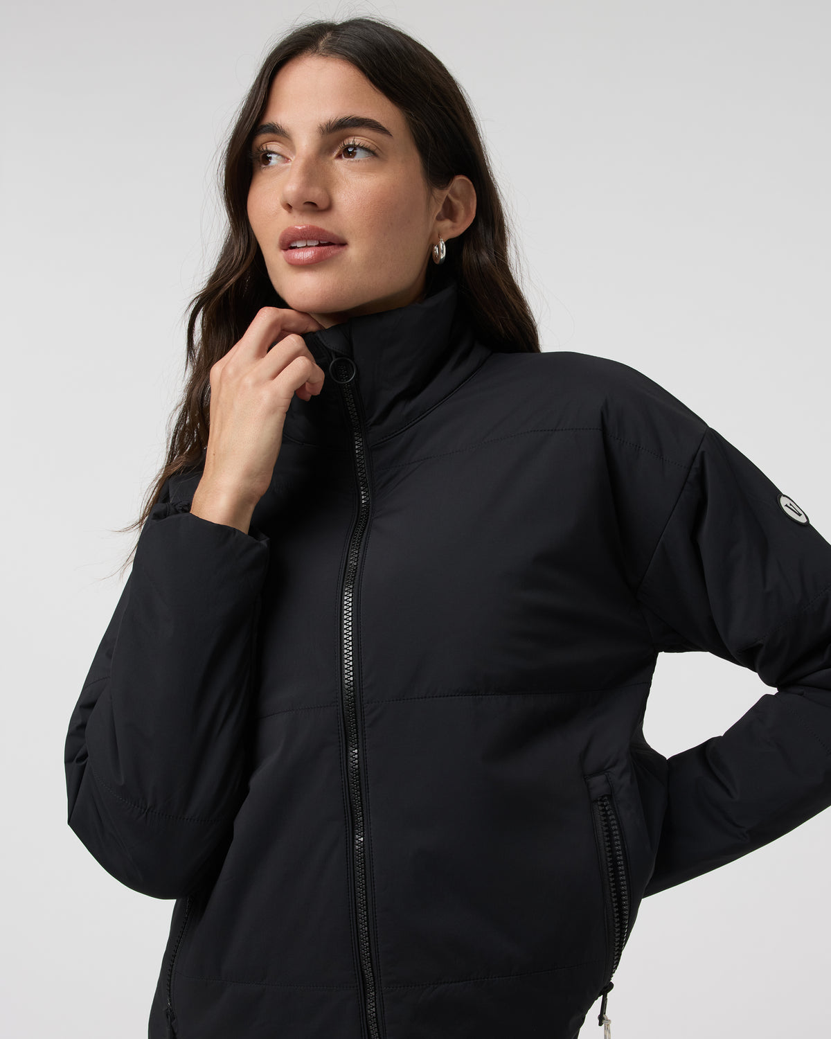 Canyon Insulated Jacket Black Lightweight Jacket | Vuori For sale