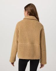 Lou Full Zip Jacket Women's Butterscotch Fleece Jacket | Vuori US