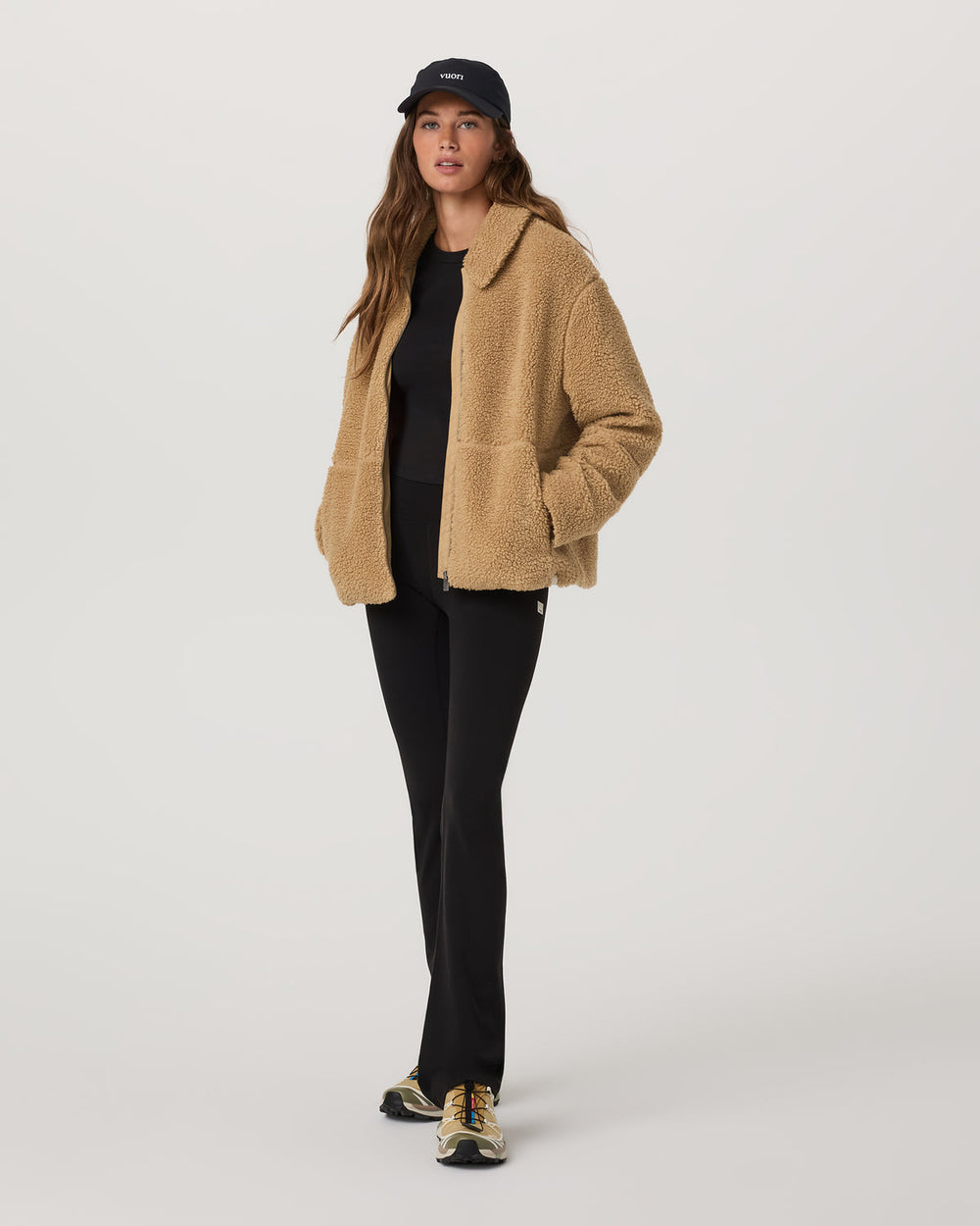 Lou Full Zip Jacket Women's Butterscotch Fleece Jacket | Vuori US