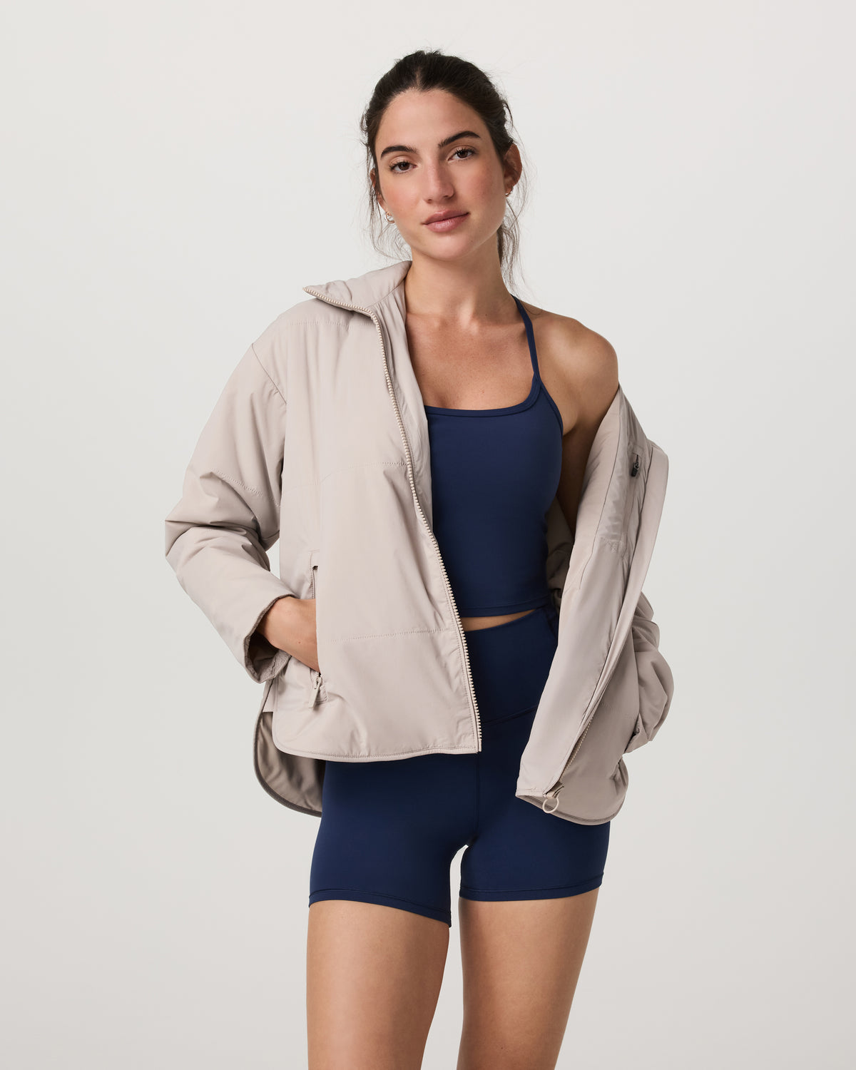 Canyon Insulated Jacket Women's Pumice Full-Zip Jacket | Vuori